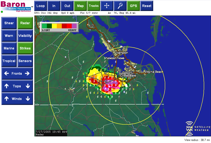 baron mobile threat net radar